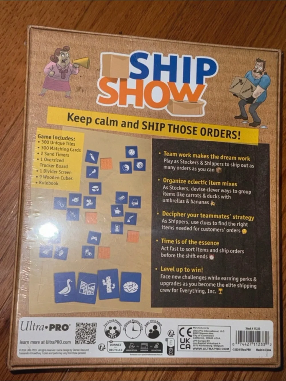 Ship Show Cooperative Board Game - Brown Box Art